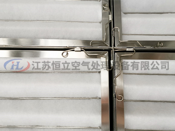 初效不銹鋼鹽霧過濾器卡簧細節(jié)圖