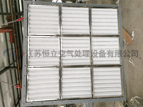 初效不銹鋼鹽霧過濾器背面圖